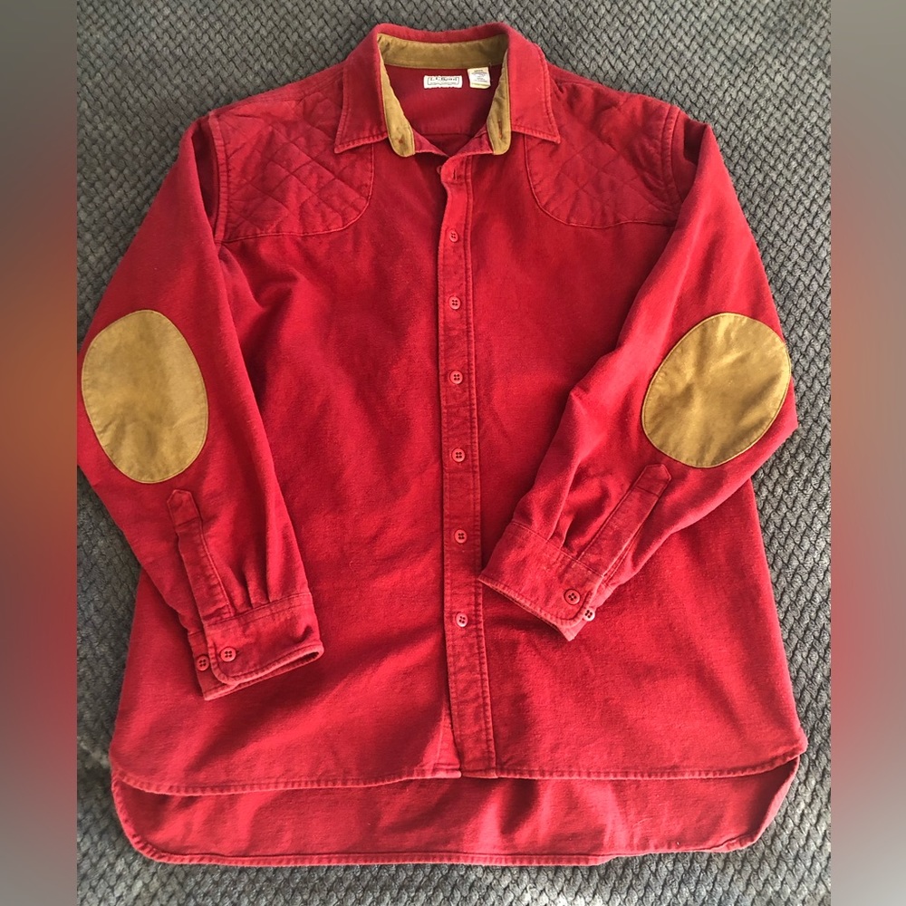LL Bean Chamois Shooting Shirt XLT